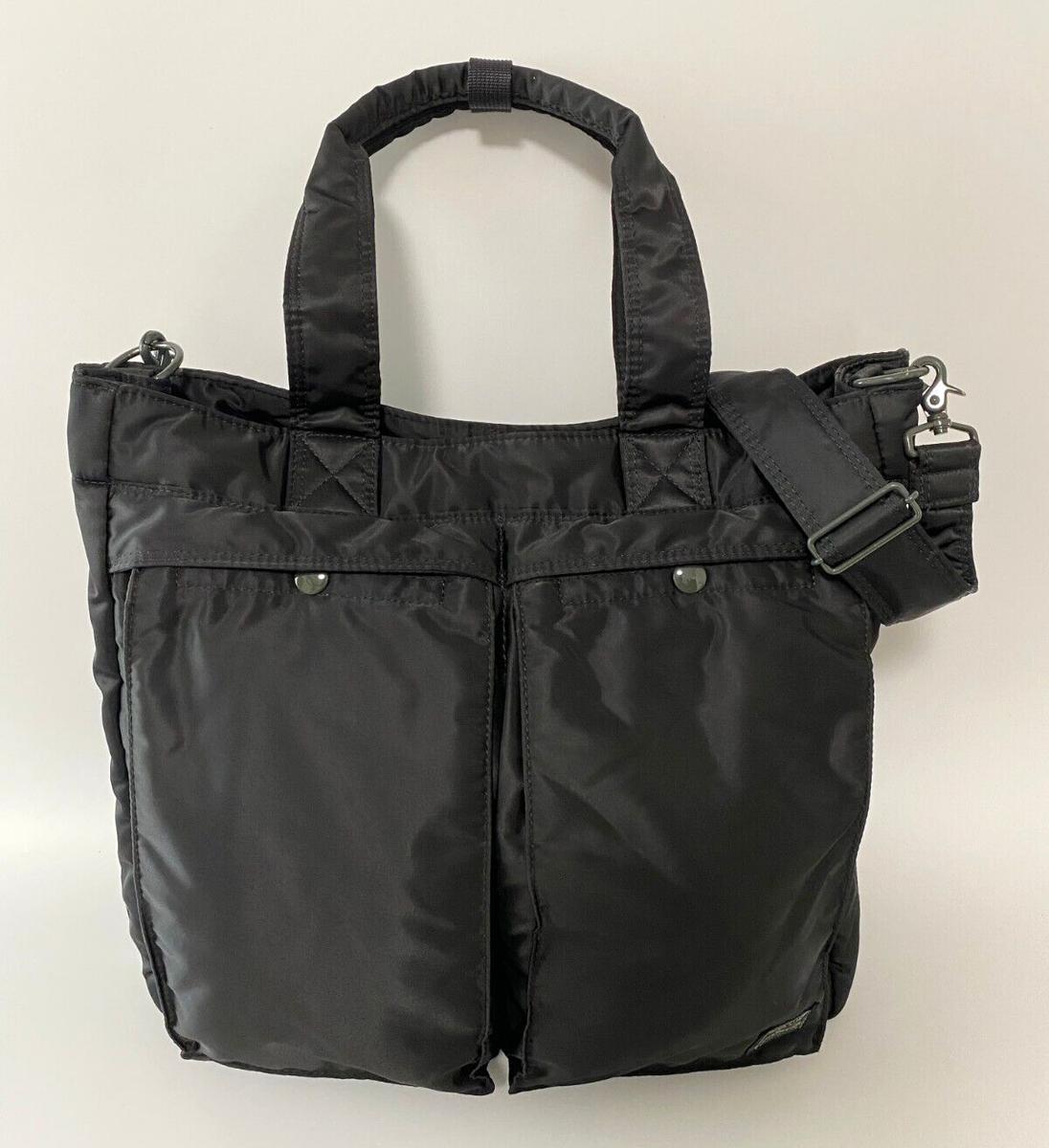Yoshida PORTER Tanker 2Way Tote Bag Shoulder Bag Black Yoshida PORTER Tanker 2Way Tote Bag Shoulder Bag Black