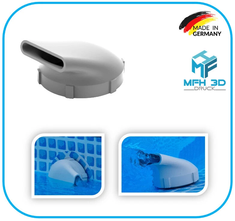 110mm Einlaufdüse passend für Intex Pool 7G - Belebungsdüse Pooleinlauf Zubehör - Bild 3 von 4