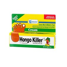 Hongo Killer Antifungal Cream Athletes Foot Relief with 1 Tolnaftate 28g 1 oz