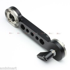 ARRI Type Rosette Rod Clamp Dog Bone Block Extension Arm fr 15mm Rod Support