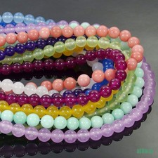 Multi Color Jade Gemstone Round Beads 15.5'' 2mm 3mm 4mm 6mm 8mm 10mm 12mm DIY