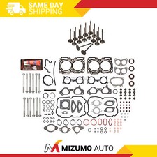 Head Gasket Set Intake Exhaust Valves Fit 04-06 Subaru Turbo 2.5l Dohc Ej255