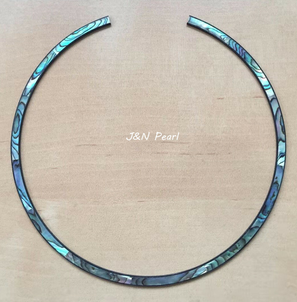 Genuine Solid Abalone Guitar Rosette - 125mm Inner Diameter, 4.17mm Wide With Black Purfling