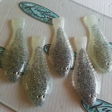   Kustom Kraft BADDAB Soft Plastic 7" Sanddab S & P Pearl Lingcod Lure Bait 5 Pk