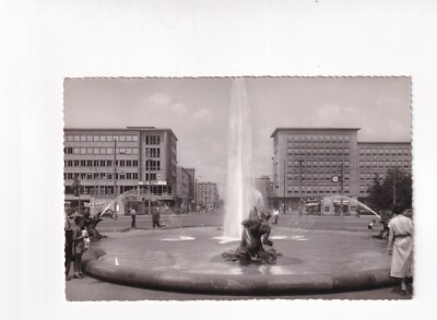 D8552) AK MANNHEIM -  Planken vom Wasserturm  RPPC Postcard 1956 Germany