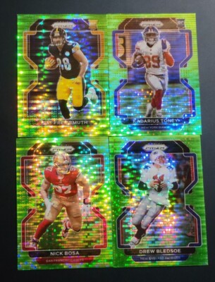 2021 Prizm Football NEON GREEN PULSAR PRIZMS with Rookies You Pick the Card