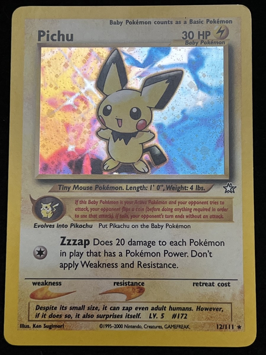 pichuページ Pichu (N1 12/111) - Neo Genesis | International Cardex