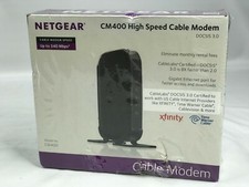NETGEAR DOCSIS 3.0 CM400-100NAS CM400 High Speed Cable Modem - NEW / Box Damage