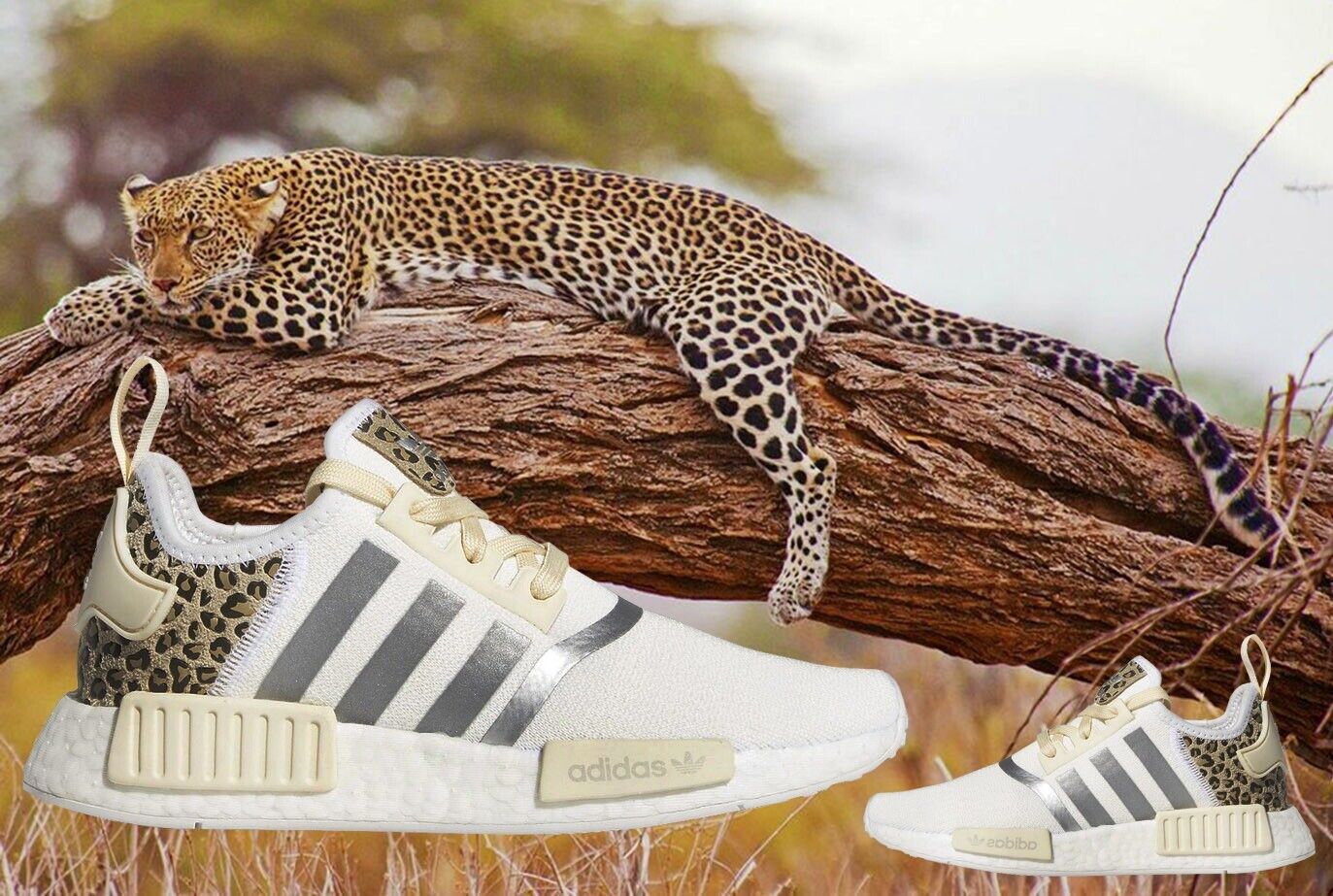 Adidas Animal Print Athletic Sneakers - Black Sneakers, Shoes - W2ADS89050  | The RealReal