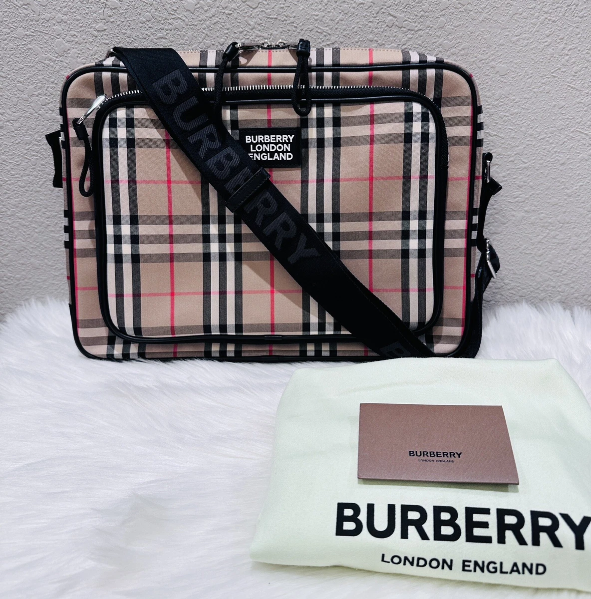 Burberry vintage check messenger bag Clearance