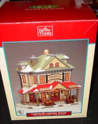 LEMAX - VOGEL'S PRODUCE and DRY GOODS - Harvest Crossing Lighted Building (EX)