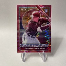 2021 Panini Chronicles Overdrive Pink Pulsar Trevor Larnach #23 Rookie RC C5