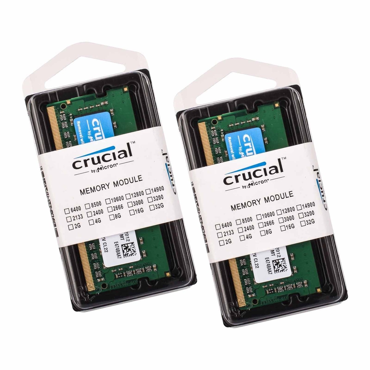 セールの時期に安く購入 8GBx2=16GB 動作保証 Micron Crucial PC4-2666 