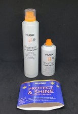 RUSK 'PROTECT  SHINE' Thermal Flat Iron Spray  Shine Spray8.8 oz/4.4 oz NEW