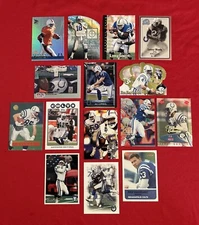 Colts Football Card Lot Peyton Manning Faulk Edgerrin James Pat McAfee All Pro