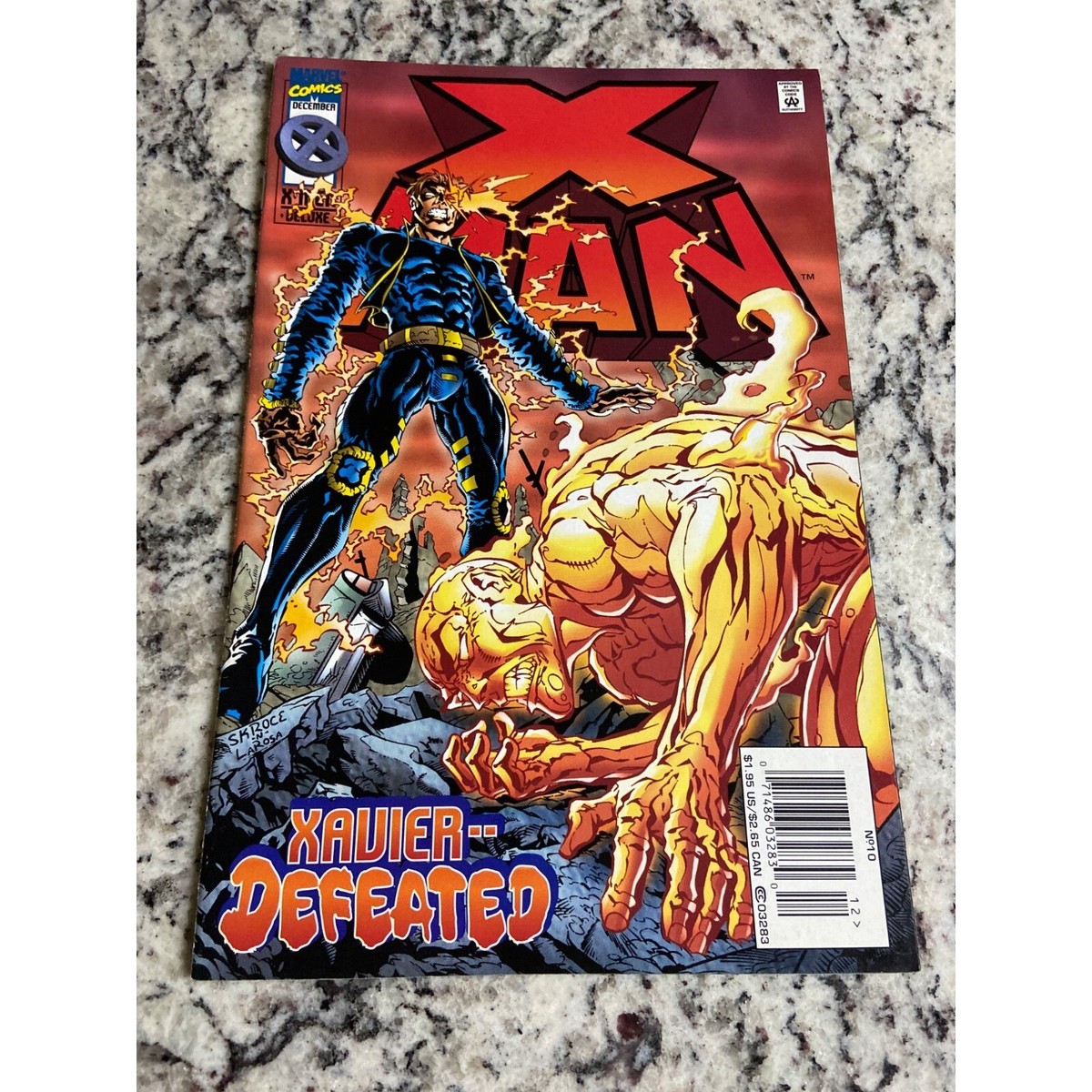 Marvel X-Man Issue #10B Xavier Defeated 1993 | eBay