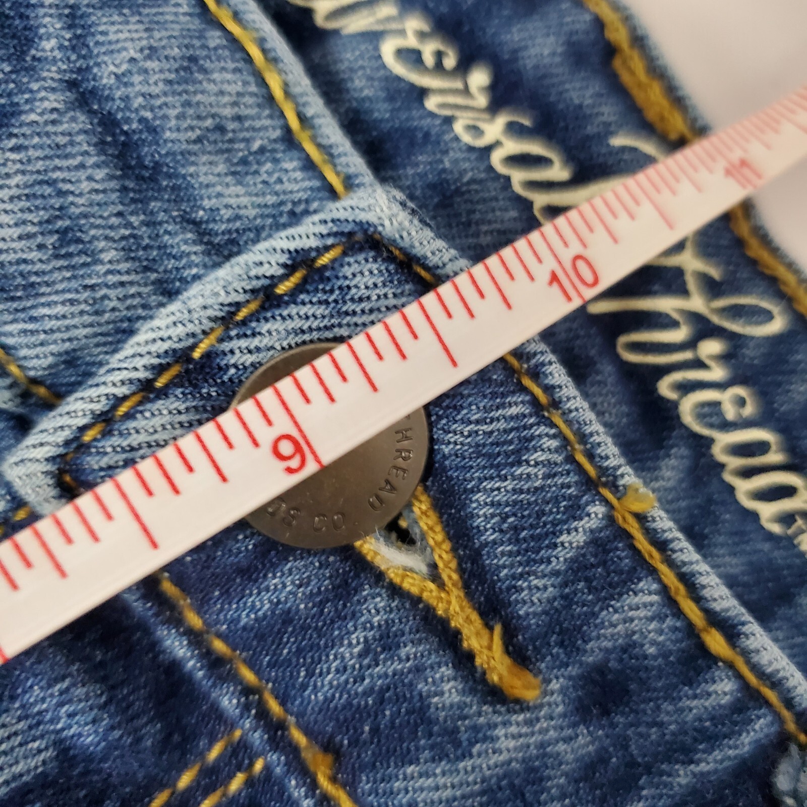 Women's UNIVERSAL THREAD Jeans Patchwork Straight… - image 12