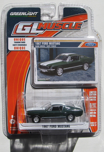 Greenlight GL Muscle Serie 17 1967 Ford Mustang Fastback dunkelgrün - Bild 2 von 4