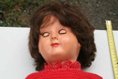 Poupée Ancienne Française B-te SGDG – 63 Cm – Rhodoid – Années 1960 – Vendue En L'état