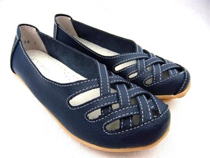 ladies navy flats