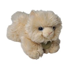 Miyoni by Aurora Persian Cat Plush Stuffed Animal Longhaired Tan Cream 2021 10"