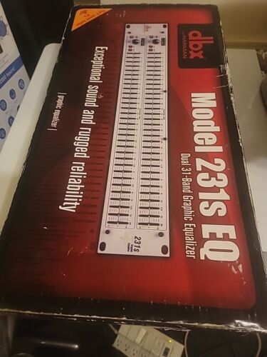 dbx 231s EQ Dual 31-band Graphic Equalizer- Sealed Box - Picture 6 of 9