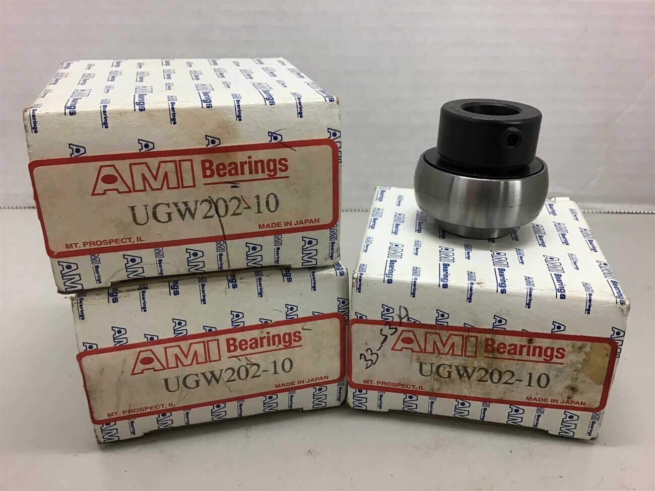 Asahi UGW202-10 Bearing 5/8" Bore Lot of 3