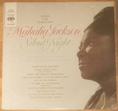 Silent Night Songs for Christmas Mahalia Jackson VInyl LP Record Columbia