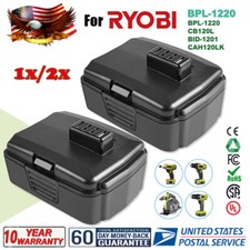 12V 4000mAh Lithium Battery for Ryobi 12 Volt CB120L HJP003 BID-1201 CAH120LK US