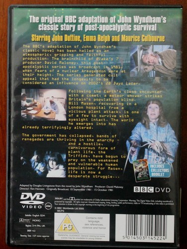 The Day of the Triffids (DVD) Region 2 /Insert/Like New/1975 - Picture 2 of 3
