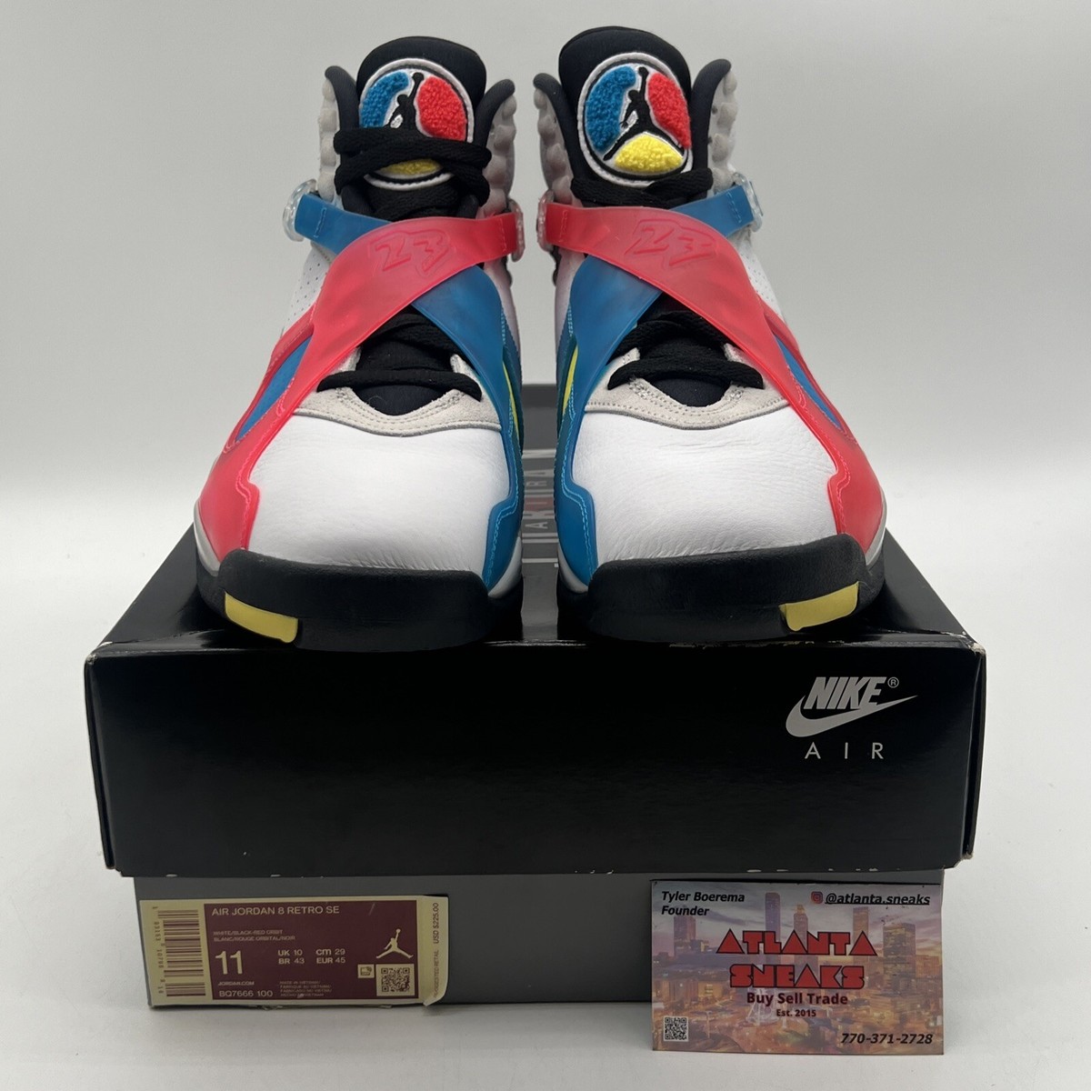 Size 11 - Air Jordan 8 Retro SP SE Multi-Color Yellow Blue