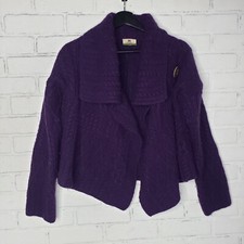 Carraig Donn Cable Knit Sweater Cardigan Size Medium