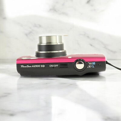 Canon PowerShot A2300 Pink HD 16.0MP 5x Zoom Digital Camera Japan