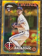 2024 Topps Chrome Sapphire Baseball Jordan Balazovic /50 Twins
