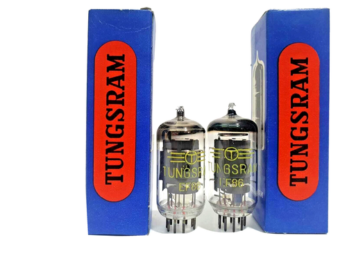 TUNGSRAM QUAD EF86 QUAD EMPAREJADO / Probado con Roetest V10 por curvas / NUEVO EN CAJA / 2 piezas. - Imagen 3 de 10