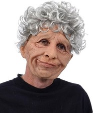 Loving Grandma Mask Adult Marge Old Woman Super Soft Latex Halloween Face Mask