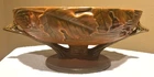 ROSEVILLE POTTERY FOOTED BUSHBERRY BOWL - 1-10" F.B.