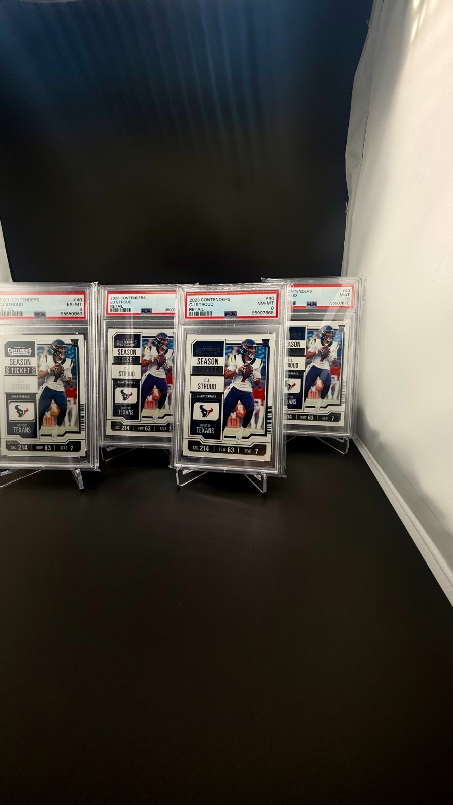 2023 Panini Contenders CJ Stroud RC Slabs x5 - PSA 5-9! FAST SHIPPING! 🔥 view 2