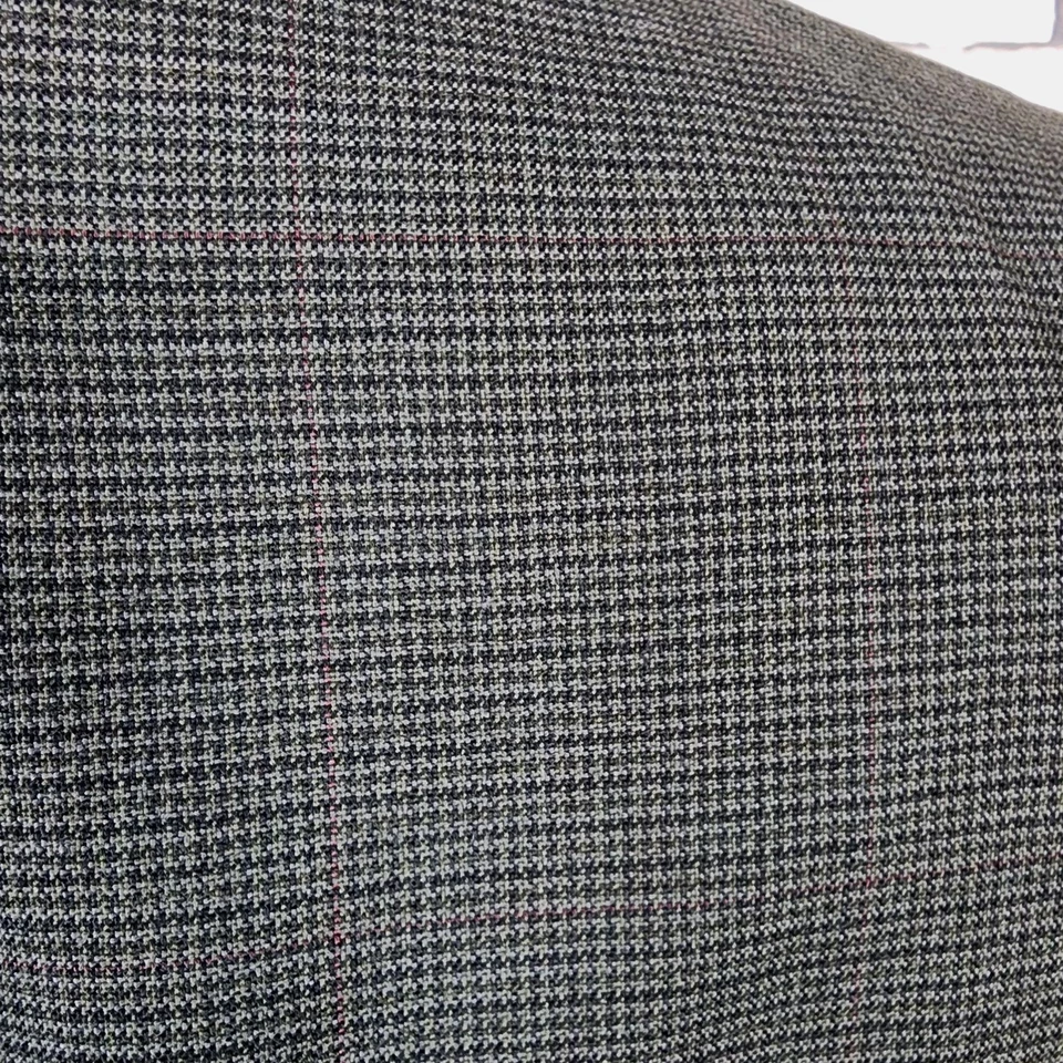 Traje Hart Schaffner Marx 2 Piezas Para Hombre 44R 38X32 Gris Pata de Gallo Lana Foto 2 de 4