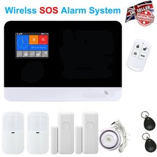 Best Home Burglar Alarm Smart Security System Wireless GSM-WiFi-Remote-Mobile