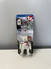 Maple The Bear 1999 McDonald's Ty Beanie Baby With Rare Errors 1993 / OAKBROOK