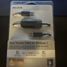 Belkin Easy Transfer Cable For Windows 7, Brand New