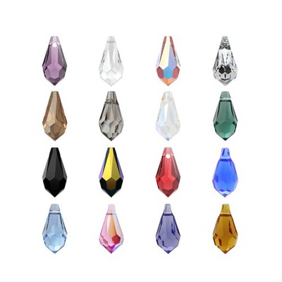 Swarovski Kristalle 6000 Teardrop Anhänger - Schmuckherstellung, Halsketten