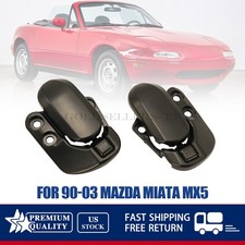 New Lr Soft Top Convertible Roof Latch Lock Set For 90-03 Mazda Miata Mx5 Us