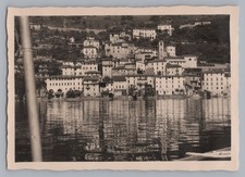 Gandria bei Lugano Schweiz - Altstadt Spiegelung - Altes Foto 1950er