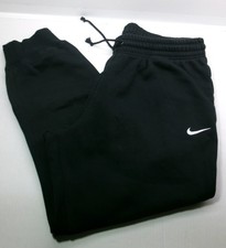 Nike Fleece jogger pants Black XLARGE inseam 28.5" 2 side pockets