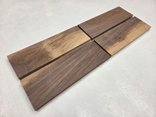 16" Very Cool Unique Set Of 4 Walnut Lumber Wood Kiln Dried Board Slab