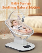 5 Speed Baby Swing Electric Reclining Seat Motion Modes Infant Toddler Rocker