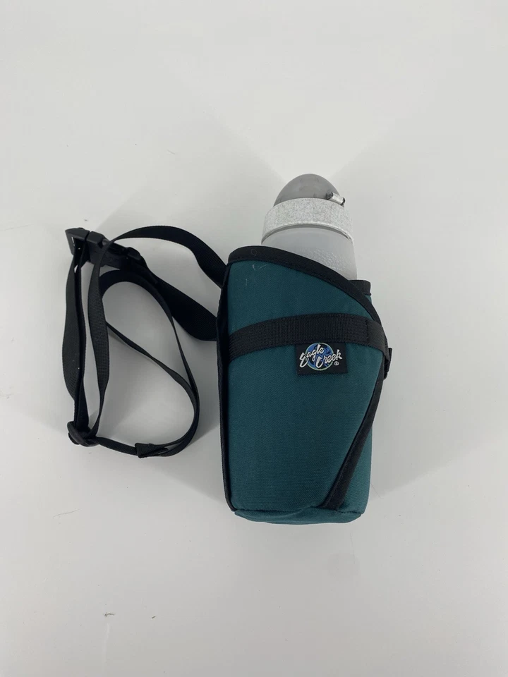Botella de agua ajustable Eagle Creek de colección con soporte para bolsillo botella incluida verde Foto 2 de 4