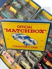 Vintage Matchbox No 41 Collector Case  w 40 Cars Vans Trucks 1960's